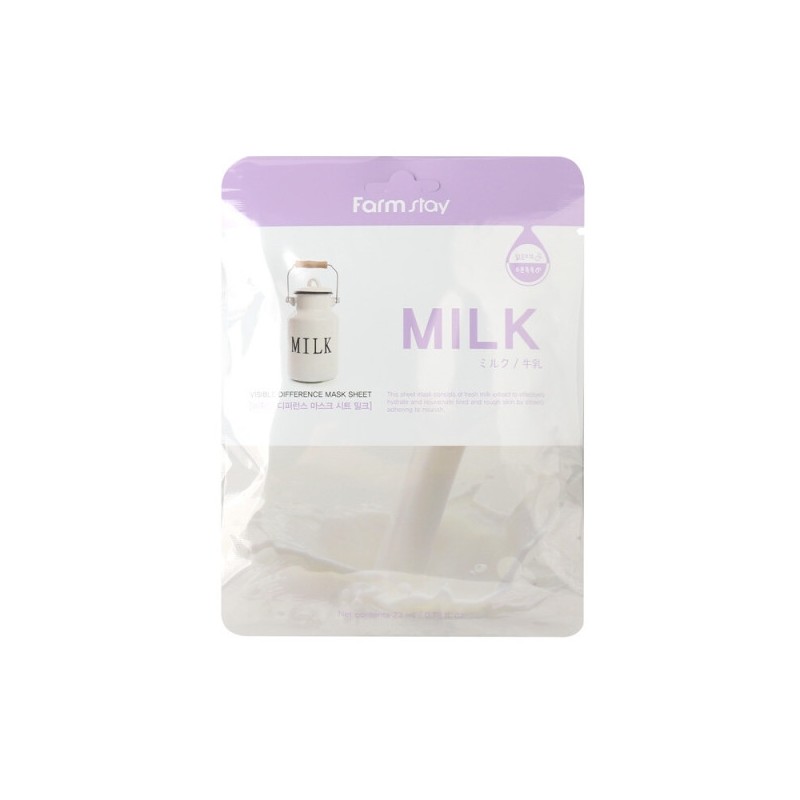 Farmstay Visible Difference Mask Pack Milk 10 Sheets / 팜스테이