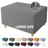 YEMYHOM Ottoman Cover Latest Jacquard Design High Stretch Folding Storage