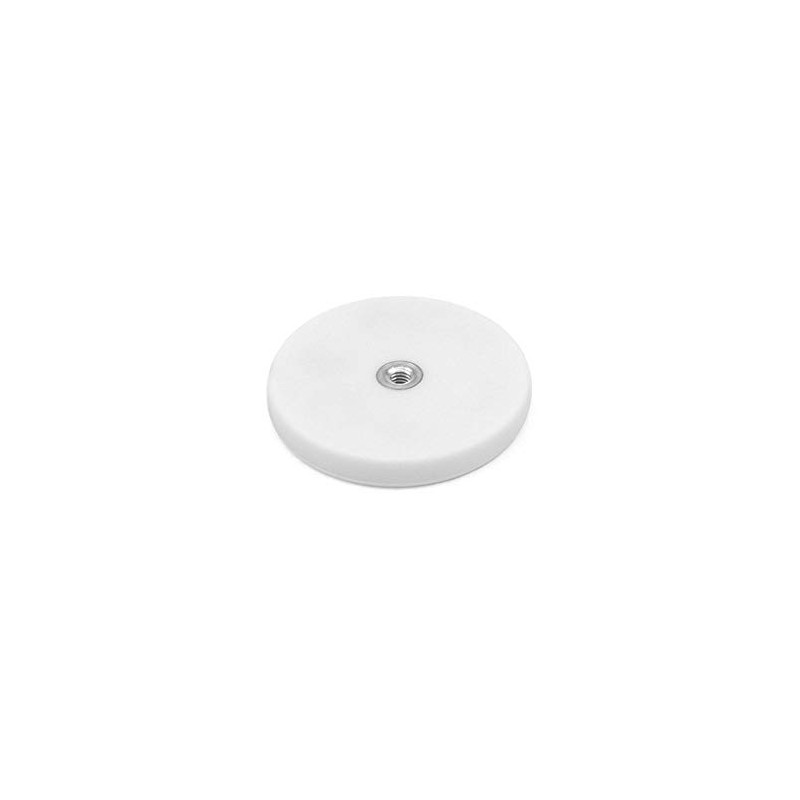 White Rubber Coated POS Magnets for Retail Fixing and Holding