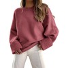Jhsnjnr Women's Chunky Knitted Pullover Sweater Oversized Long Sleeve Tops