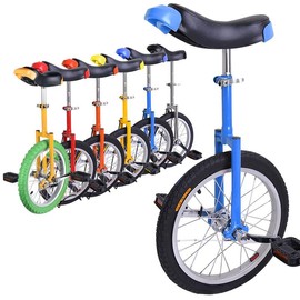 Yescom 16 inch Unicycle Wheel Frame Color Optional - Color: Chrome