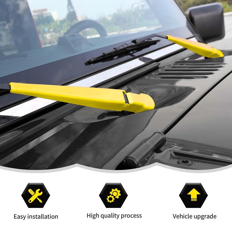 RT-TCZ Front Window Wiper Arm Blade Windshield Wiper Blades Trim