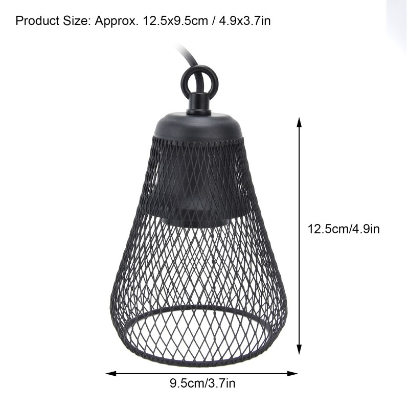 Reptile Lampshade Timed Lightweight Hangable Multifunctional Lightweight Heater Guard