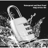 Kellegour 8 Pcs Luggage Locks 3 Digit Combination Padlock,Resettable Code
