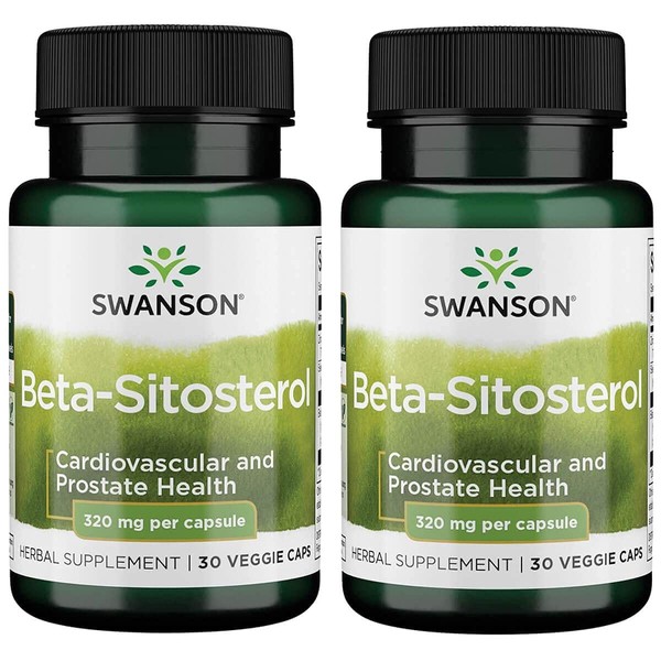 Swanson Ultra High Potency Beta-Sitosterol 30 Veg Capsules - 2 Pack