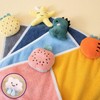 Kids' Character Loop Hand Towel for Daycare Gift 6. Cloud (Blue) 2ea