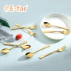 E-far 12-Piece Toddler Silverware, Stainless Steel Kids Utensils Forks and