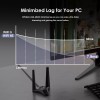 Universal PCIE WiFi-6E Tri-band WiFi Card 5400Mbps WiFi Network Card