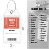 Carnival Cruise Luggage Tag Holders (4 Pack) & Lanyards (2