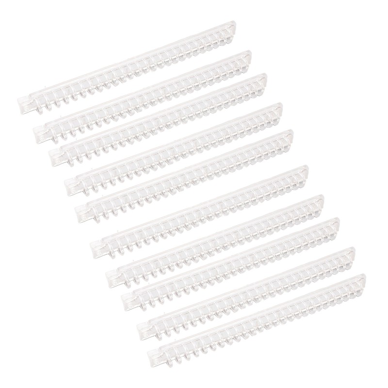 10Pcs Binding Spines Plastic Comb Spiral Coil 26 Holes 100