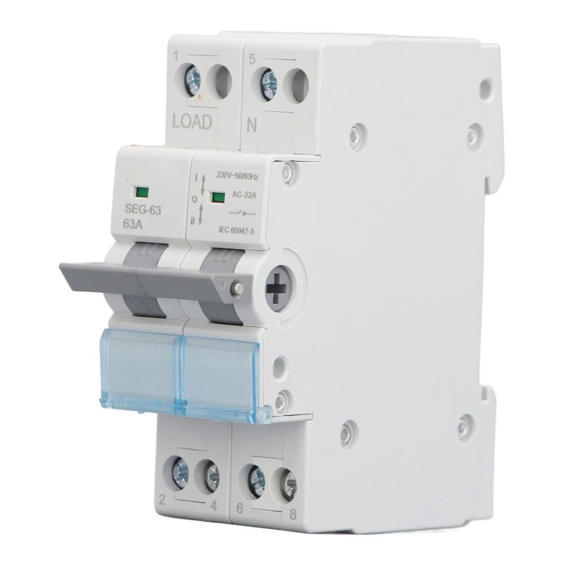 DC Isolator Switch 230V 63A 2P Dual Power Disconnect Switch