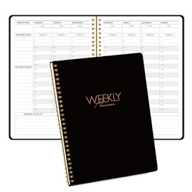 Weekly Appointment Planner with Hourly Schedule,Priorities & Habit Tracker Organizer,7.5"×10" for Office,School,Family