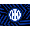 Inter Flag Size 140 x 100 cm with New Geometric Graphics with Central Logo