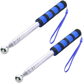 ABINECS Sound Hammer Diagnostic Diagnosis (38.6 inches (98 cm), Set of 2, Pal Hammer Inspection Hammer, Telescopic Stick, Strap Included, Tile Stripping, Mortar Check, Architectural Investigation,