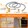 Teupoa 6 FT 1/2" ID Natural Gas Grill Hose with