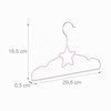 Relaxdays Children's Clothes Hangers Star Set of 10 Wire Hangers,