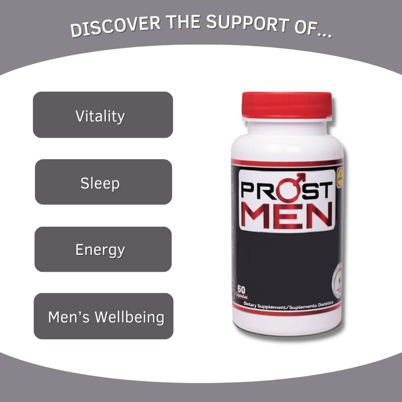 PROSTMEN Prostate Supplement Capsules - Prostate Support - Urinary Frequency