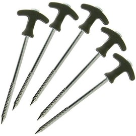 Bivvy Peg 21 cm Pegs 10 Pieces with Bag Pegs Tent Pegs