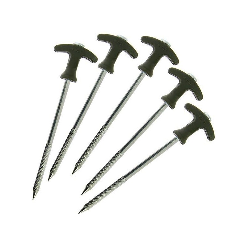 Bivvy Peg 21 cm Pegs 10 Pieces with Bag Pegs