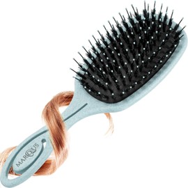MarQus - Hair Brush with Boar Bristles - Paddle Brush for Any Hair Type with Even More Bristles - No Pulling