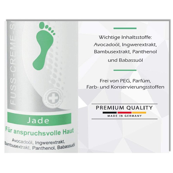 Sanamed Jade Foot Cream Foam for Demanding Skin with 5% Urea 300 ml 300 ml