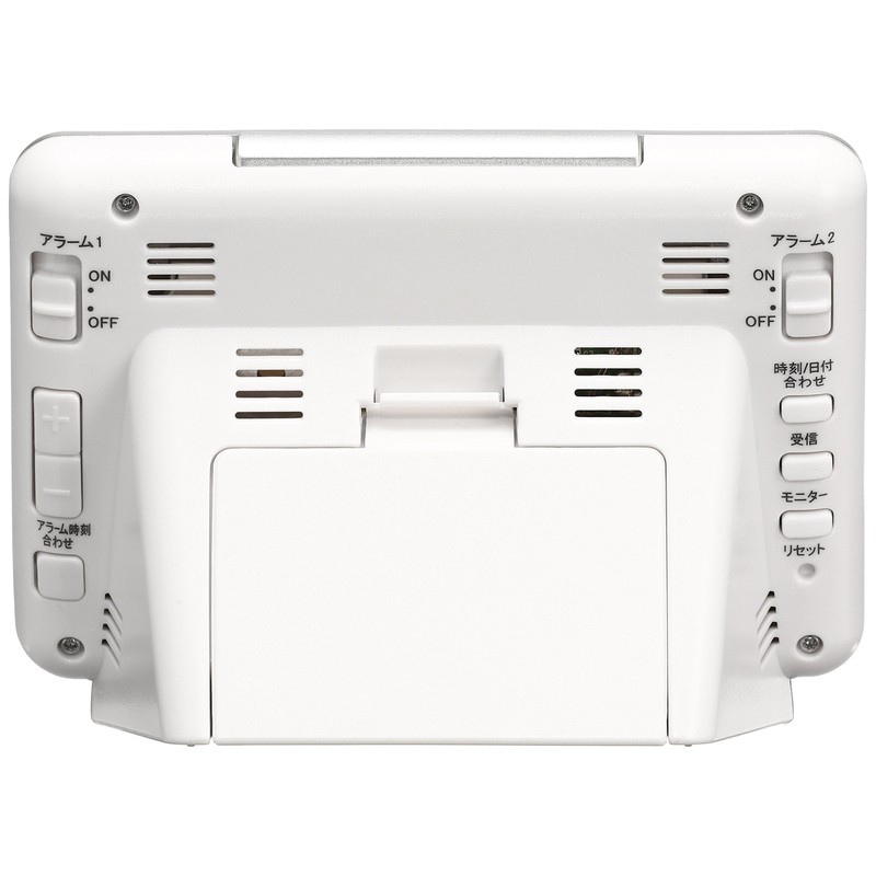 Seiko Clock SQ767W Seiko Alarm Clock, Radio Control, Digital, 2-Channel