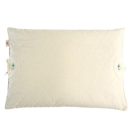 STP GOODS Cotton Aromatic Pillow with Buckwheat Hulls, Aroma Pillow, Cotton Aromatherapy Bed Pillow for Sleeping, Cotton Pillow, Ivory (20x28 (50x70 cm))