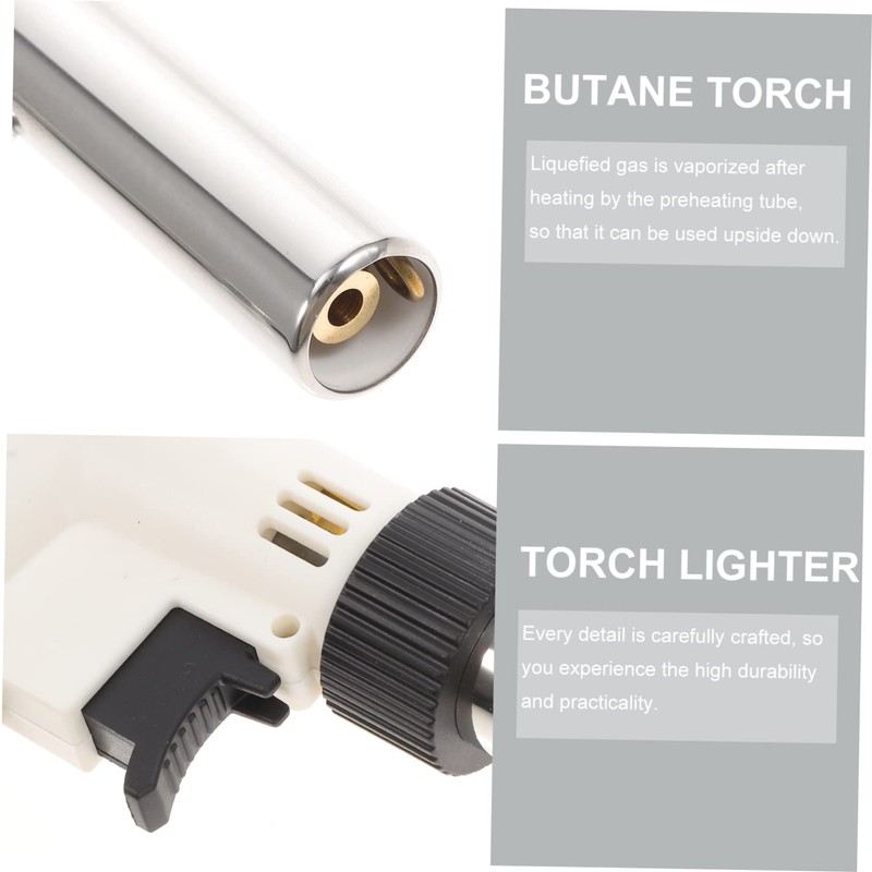 iplusmile Torch for Baking Adjustable Flame Culinary for Soldering and