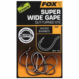 FOX Edges Super Wide Gape Out Turned Eye Micro Barbed Hook: 2