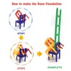 WEofferwhatYOUwant Chairs and Ladders Game. 44 Individual Pieces. Family Game
