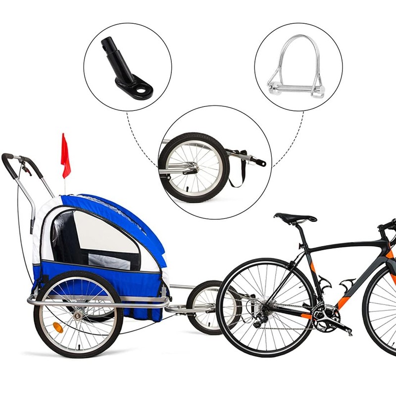 Set of 2 Bicycle Towing Hitching, Bicycle Trailer, Bicycle Trailer,