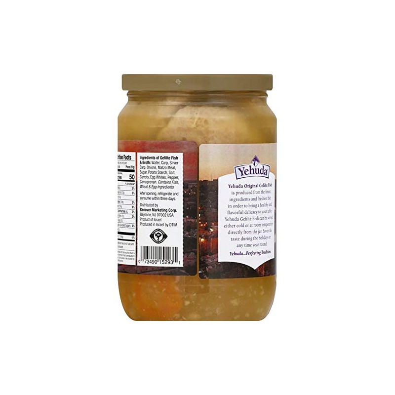 Yehuda Gefilte Fish, Original, 24 oz (2 Pack) | Traditional
