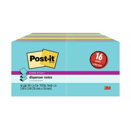 Post-it Post it Notes Super Sticky Notes 3 x 3 Inch Supernova Neons Collection 16 Pads