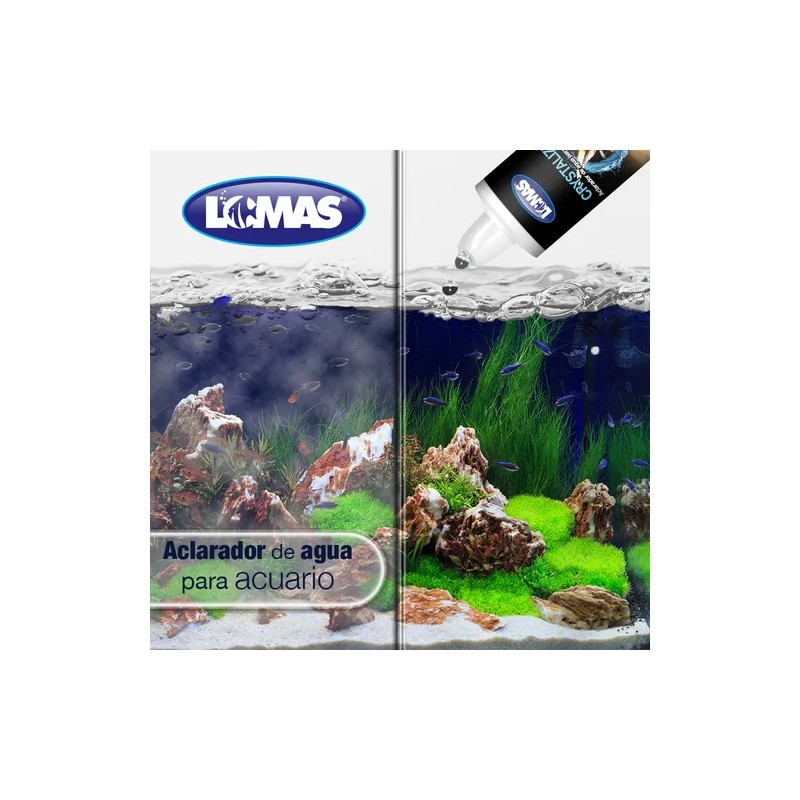 Aclarador De Agua Casi Cristalina Pecera Acuario Peces 120ml