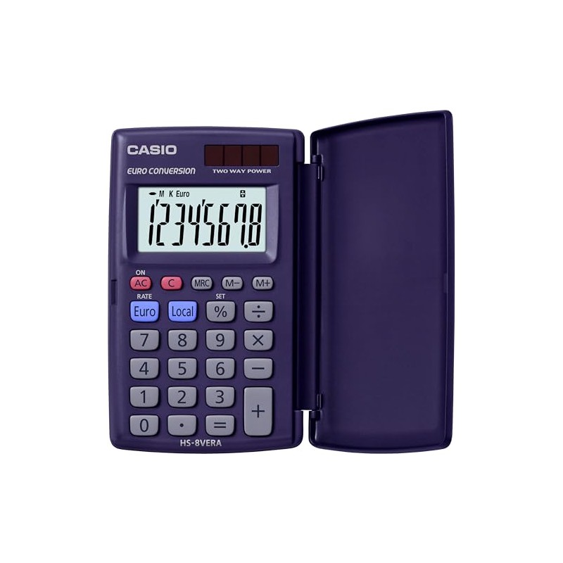HS-8VER Pocket and desktop calculator, Blue
