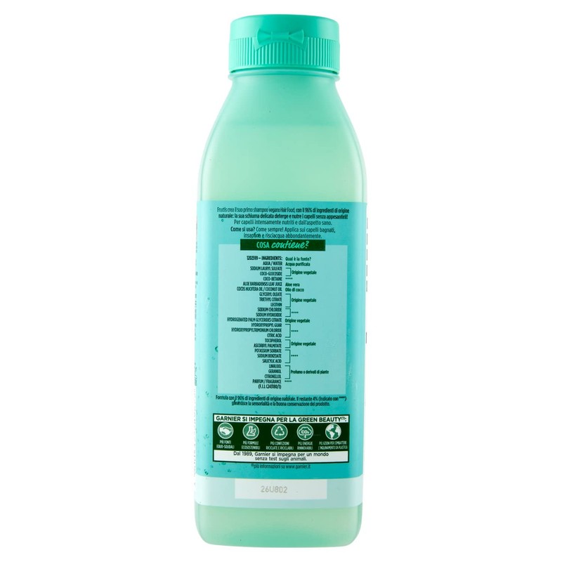Garnier Capelli Disidratati Idratante Fructis Hair Food 350 ml
