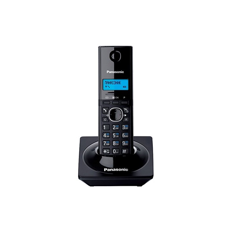 Panasonic Teléfono Inalámbrico Negro, Mod. KX-TG1711MEB