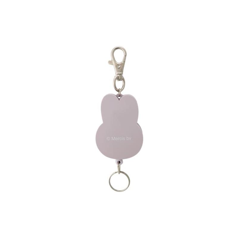 Tsujicel Keychain Rubber Character Miffy Pink Girls One Size, Pink