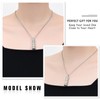 shajwo Cylinder Urn Necklace for Ashes for Women Men Cremation