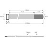 80 cm x 50 mm FUK resealable Velcro cable ties