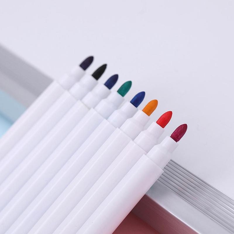 8pcs Dry Erase Marker Pen, Colourful Magnetic White Board Marker