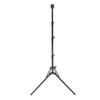 Wig Head Stand Tripod Aluminum Alloy Adjustable Height Portable Mannequin