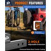 METOWARE Trailer Hitch Extender Fits 2" Receiver 2" Drop/Rise 7500