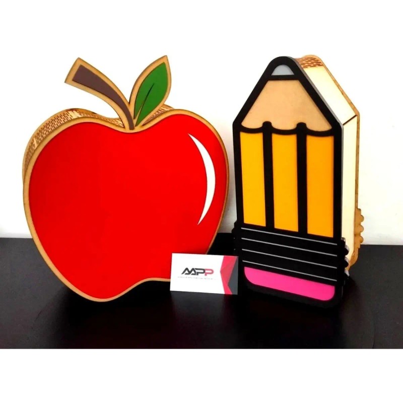 Recuerdos Para Día Del Maestro / Cajas / Estuches/manzana