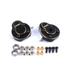 RCAWD Front Steering Knuckles Caster Blocks & Brass Counterweights for