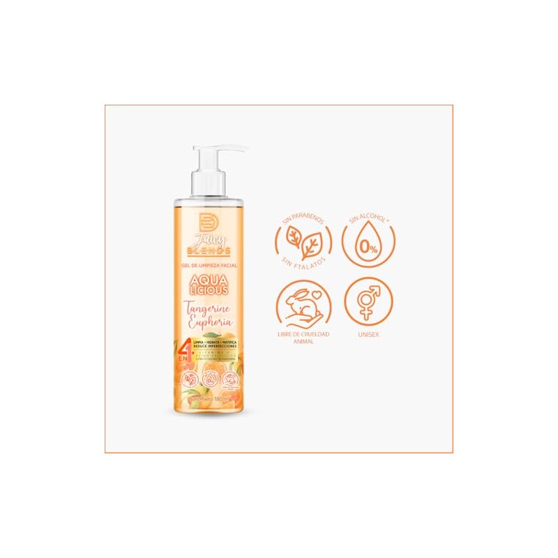 Gel de Limpieza Cuidado Facial 4 en 1 Tangerine Euphoria
