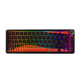 ATTACK SHARK X65PRO HE Rapid Trigger Wireless Gaming Keyboard, 0.01mm RT Accuracy 8KHz Polling Rate Wired Keyboard with Magnetic Switch, Tri-Mode, Adjustable Actuation, RGB Lighting for PC/Mac/Gamer