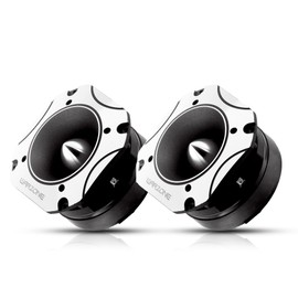 2X War-Zone WZ60TW 4.02-Inch Super Tweeter Speaker, 4 Ohm, 3200W Total Max Power, 105dB Sensitivity, Titanium Diaphragm, CCAW Voice Coil for Pro Car Audio (Pair)