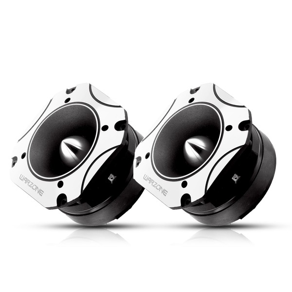 2X War-Zone WZ60TW 4.02-Inch Super Tweeter Speaker, 4 Ohm, 3200W