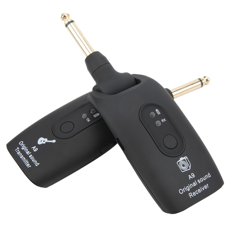 Guitar Transmitter Receiver Wireless System A9 2.4GHz USB Cable Musical